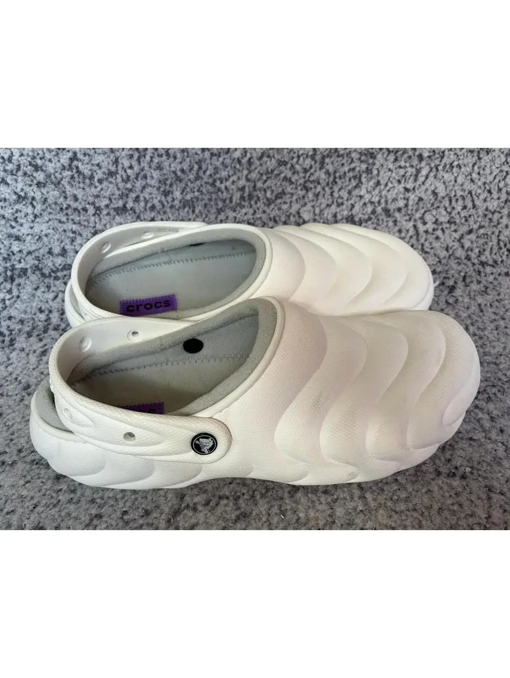 Crocs Classic Cozzzy Clog White Fleece Lined Men's 13 Women's 15